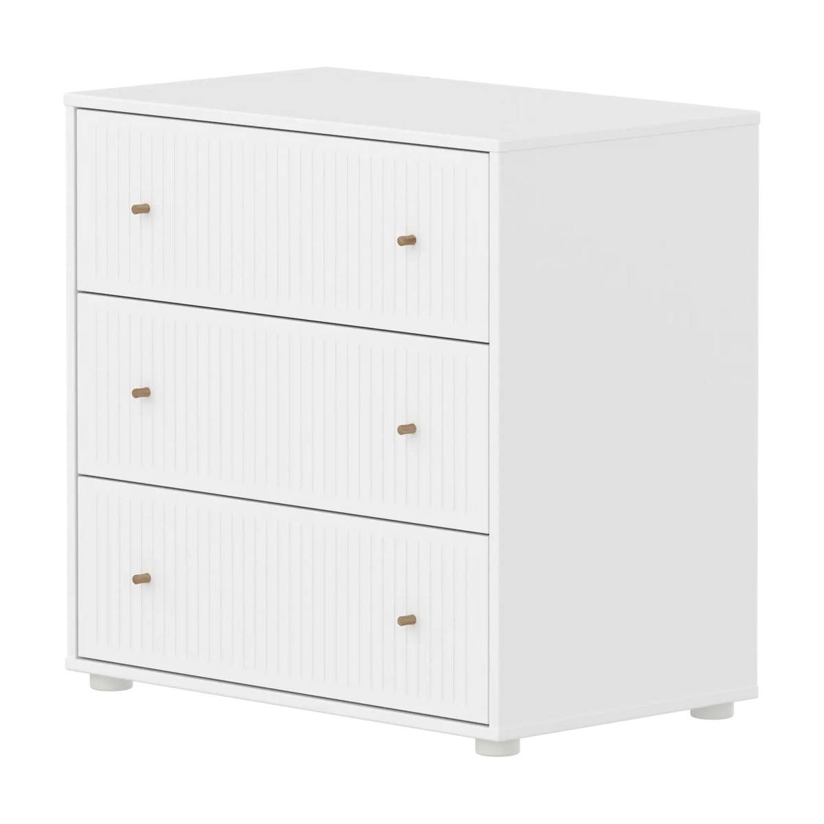 Commode en mdf blanc 75,4x45,2x74,2cm Saga - Flexa