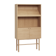 Commode rectangulaire en chêne naturel 80x150 cm Archive - Hübsch - The Cool Republic