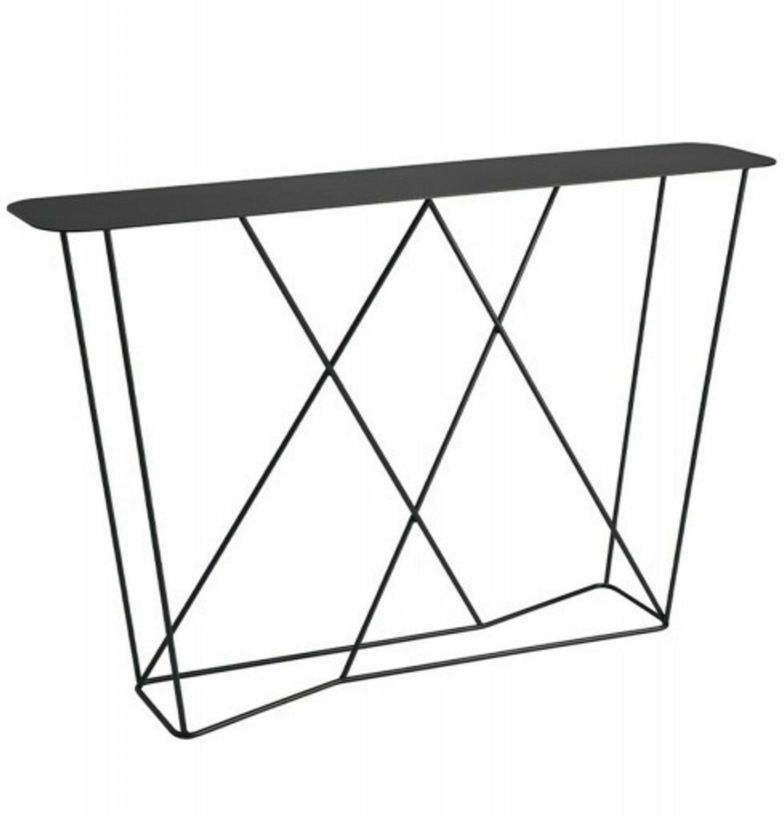 Console 133 cm en acier noir Philéas - Resistub - The Cool Republic