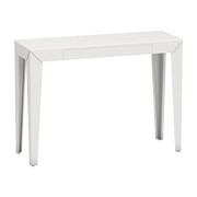 Console à tiroir blanc finition mate 103 cm Zef - Matière Grise - The Cool Republic