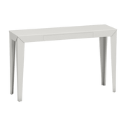 Console à tiroir blanc finition mate 120 cm Zef - Matière Grise - The Cool Republic