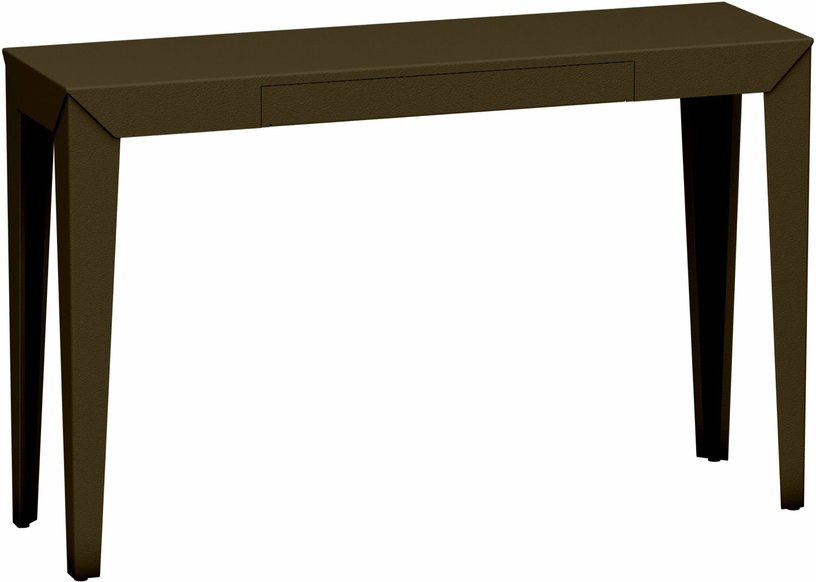 Console à tiroir bronze finition mate 120 cm Zef - Matière Grise - The Cool Republic