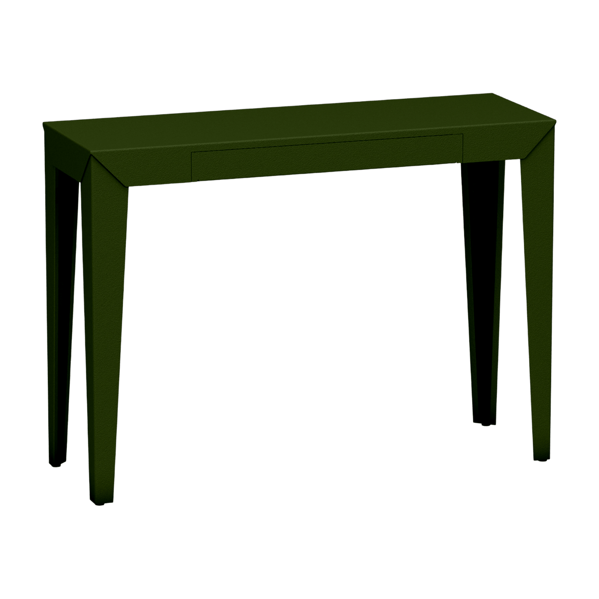 Console à tiroir kaki finition mate 120 cm Zef - Matière Grise - The Cool Republic
