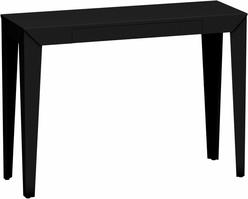 Console à tiroir noir mat finition mate 120 cm Zef - Matière Grise - The Cool Republic