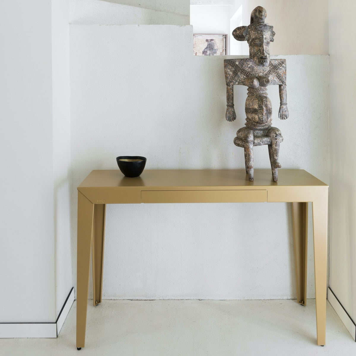 Console à tiroir sable finition mate 120 cm Zef - Matière Grise - The Cool Republic