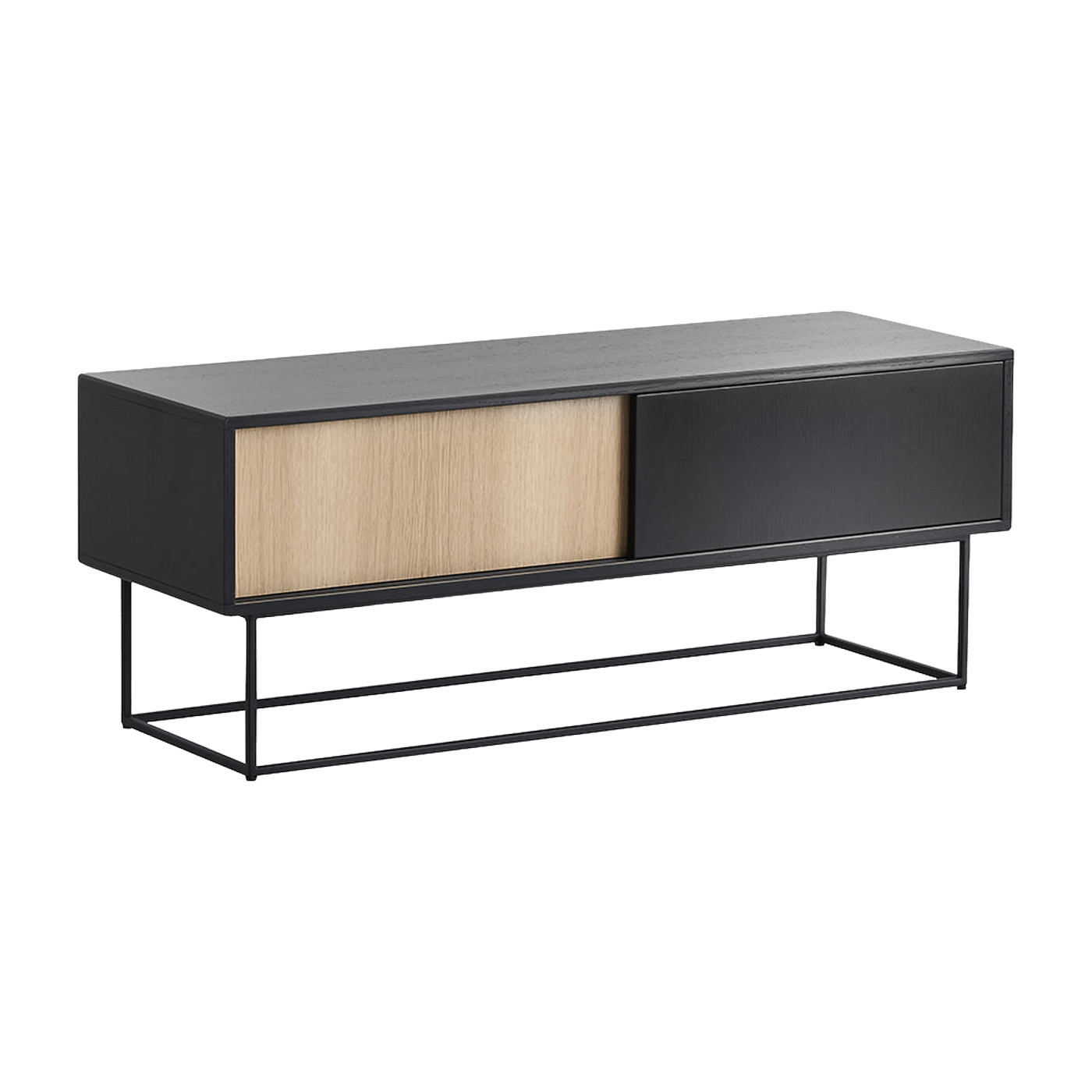 Console basse Virka bas Noir - Woud - The Cool Republic
