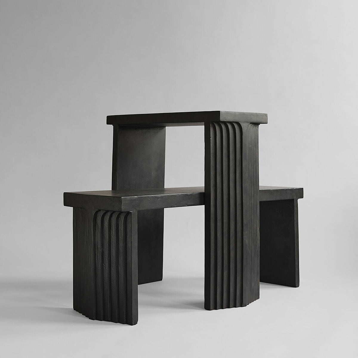 Console en béton et marbre blanc calacatta 70 x 33,5 cm Arc - 101 Copenhagen - The Cool Republic