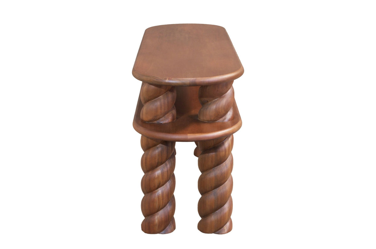 Console en bois d'acajou 164x49x77,5cm Nami - Versmissen - The Cool Republic