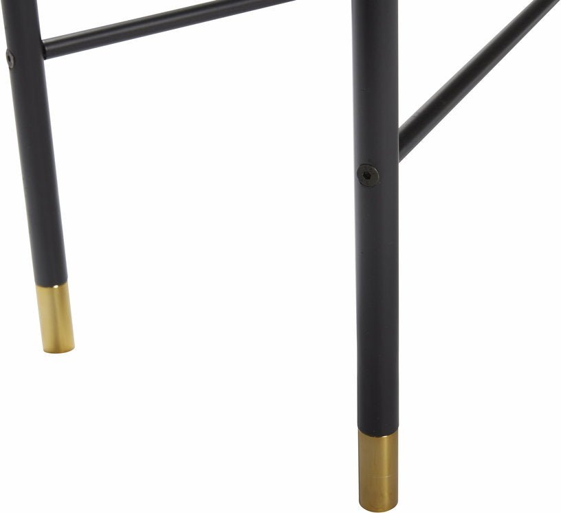 Console en bois de frêne noir et laiton - Hübsch - The Cool Republic