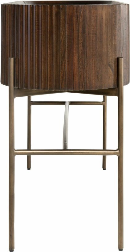 Console en bois marron Pogoro - Versmissen - The Cool Republic