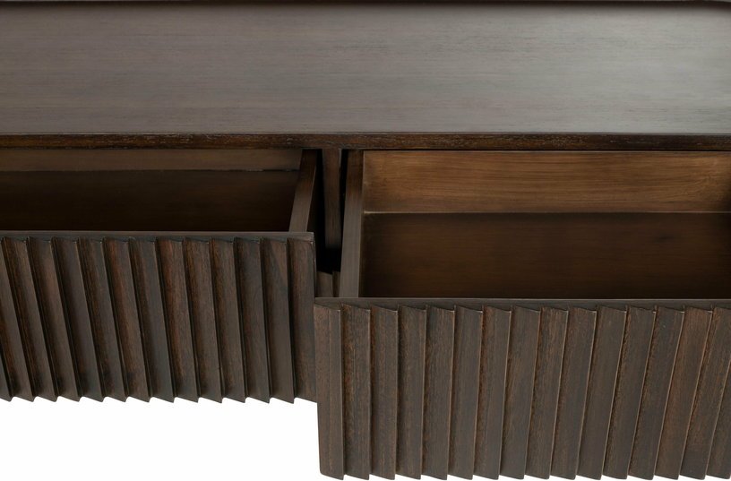 Console en bois marron Pogoro - Versmissen - The Cool Republic