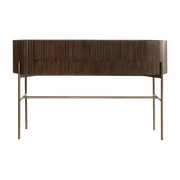 Console en bois marron Pogoro - Versmissen - The Cool Republic