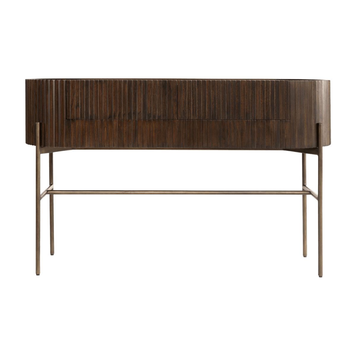 Console en bois marron Pogoro - Versmissen - The Cool Republic