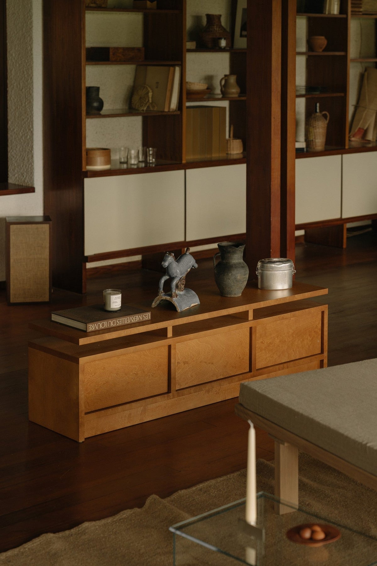 Console en bouleau brun chaud 140 x 35 x 40 cm Ratio - Frama - The Cool Republic