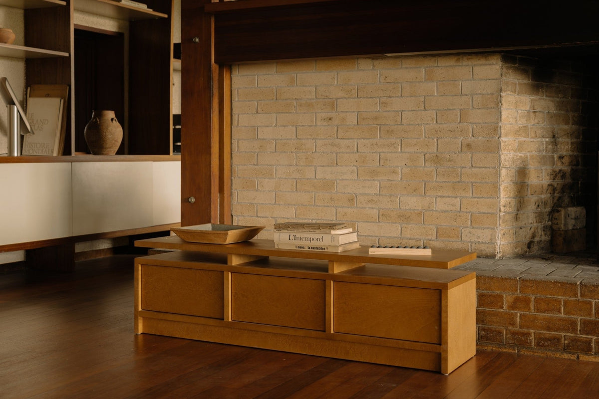 Console en bouleau brun chaud 140 x 35 x 40 cm Ratio - Frama - The Cool Republic
