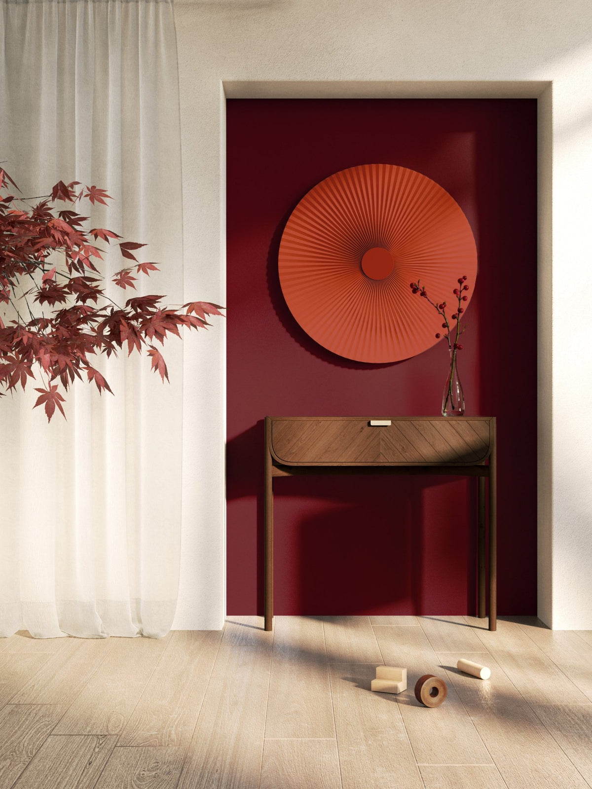 Console en chêne teinté 100 x 36,5 x 90 cm Marius - Hartô - The Cool Republic