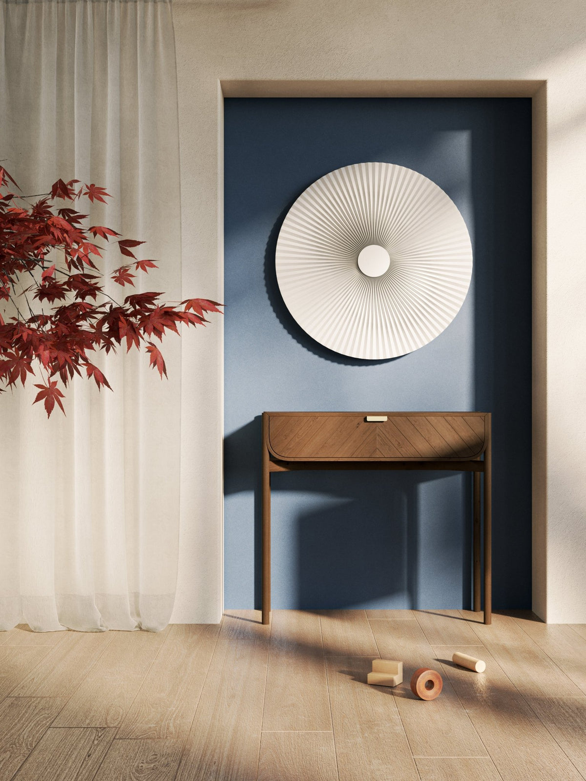 Console en chêne teinté 100 x 36,5 x 90 cm Marius - Hartô - The Cool Republic