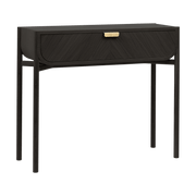 Console en chêne teinté noir 100 x 36,5 x 90 cm Marius - Hartô - The Cool Republic