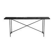 Console en marbre noir 184 cm - HANDVÄRK - The Cool Republic