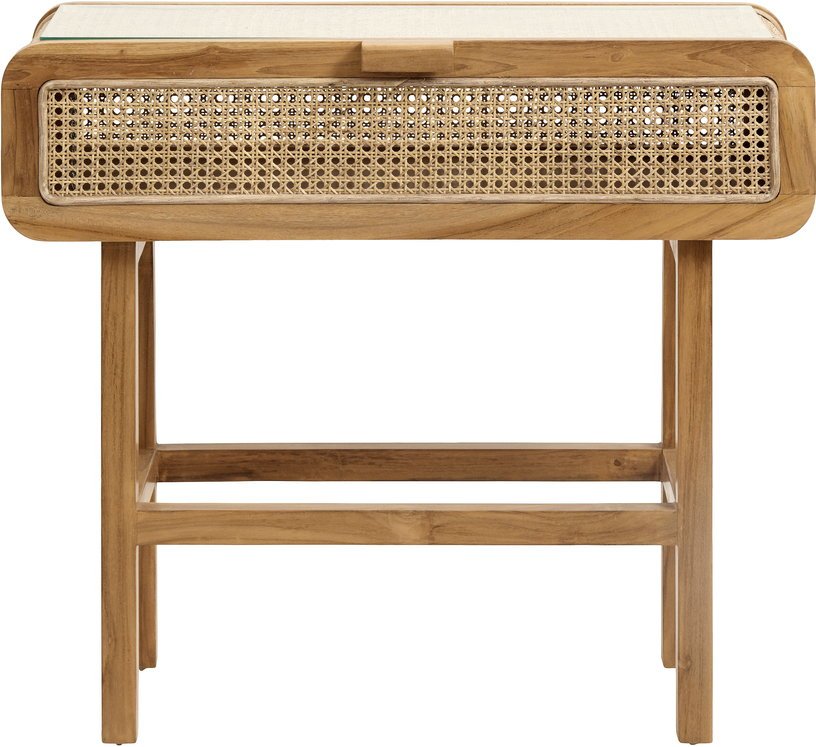 Console en teck et cannage - Nordal - The Cool Republic