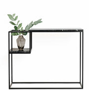 Console noire avec plateau en marbre noir M Hop Maxi - Un’common - The Cool Republic