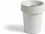 Corbeille à papier en polypropylène recyclé blanche 14 L - HAY - The Cool Republic