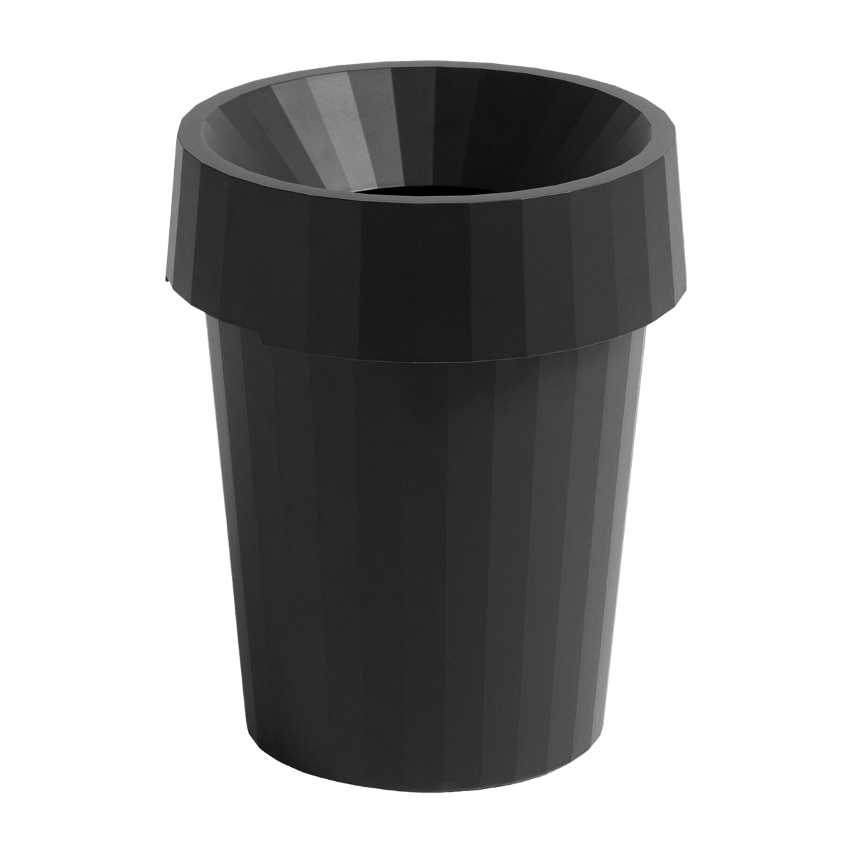 14 L black recycled polypropylene wastebasket - HAY - The Cool Republic