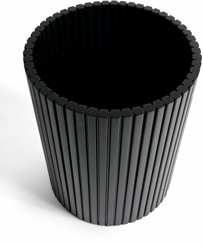 Corbeille à papier Roller Max noire en acajou - Ethnicraft Accessories - The Cool Republic