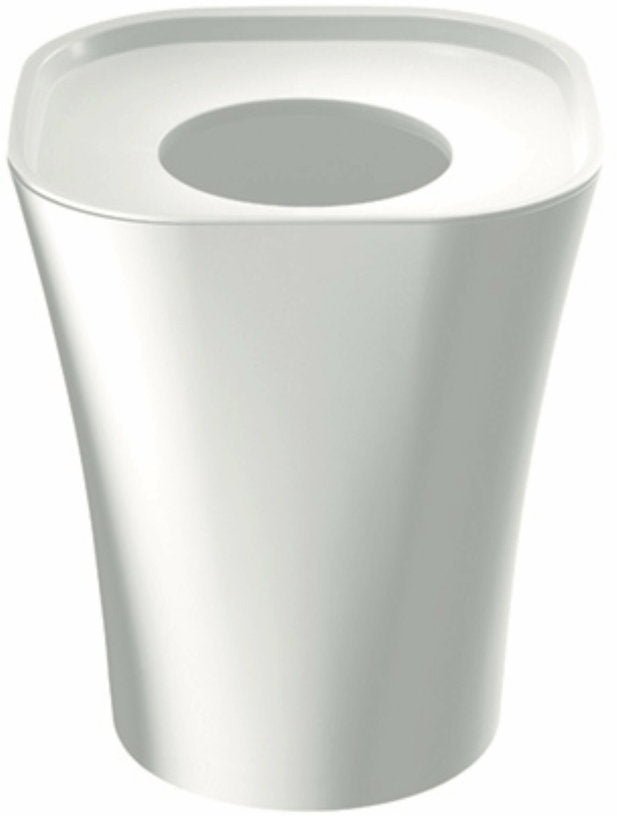 Corbeille blanche avec couvercle et anneau de retenue - Magis - The Cool Republic