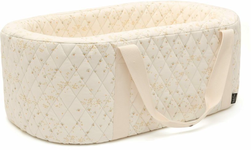 Couffin bébé en coton à motifs fleuris pia matelassé 73 x 43 cm Kuko - Charlie Crane - The Cool Republic