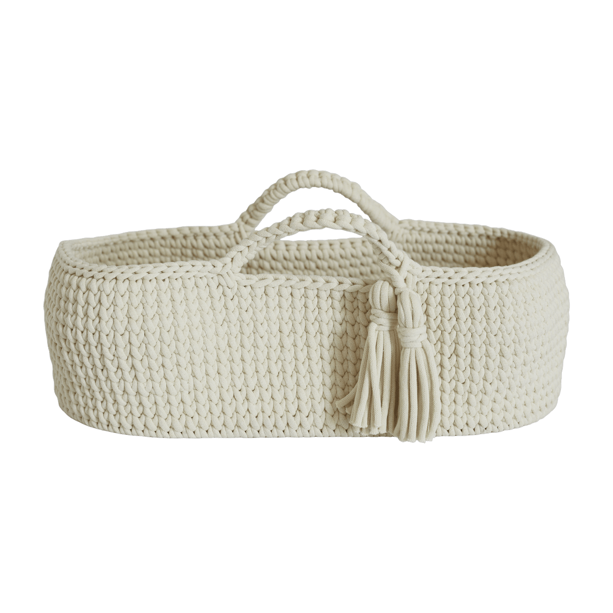 Couffin en crochet beige et matelas Moses - Happy Moses - The Cool Republic