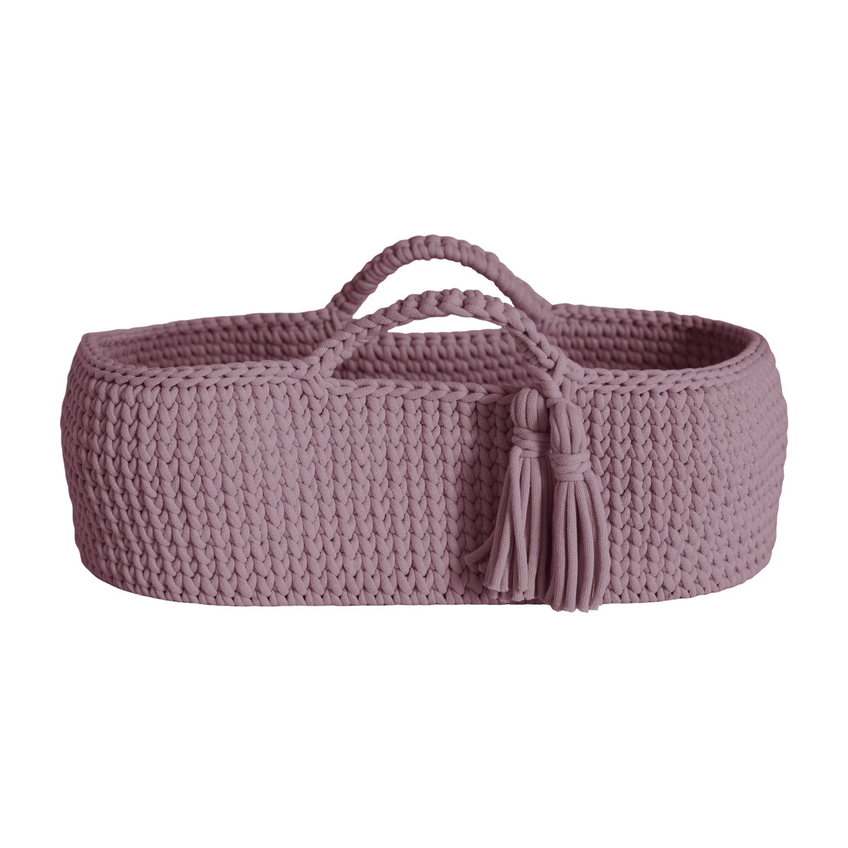 Couffin en crochet rose et matelas Moses - Happy Moses - The Cool Republic