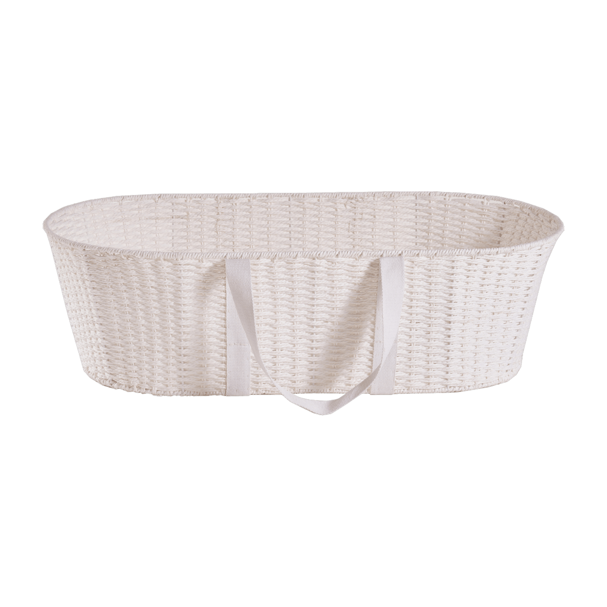 Couffin en fibres naturelles blanches Moses - Happy Moses - The Cool Republic