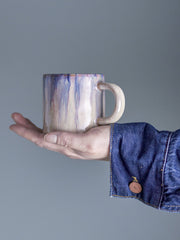 Coupe Amalia Grès bleu - Bloomingville