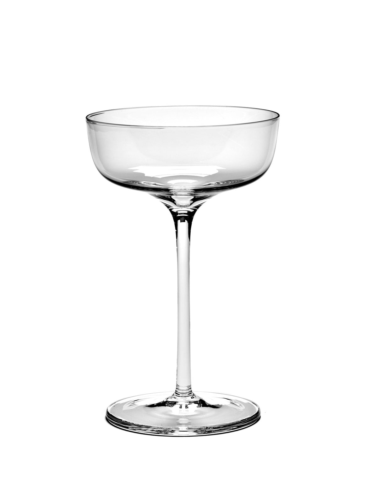 Coupe de champagne en verre transparent 15cl 10,5x16,6cm Passe-partout - Serax - The Cool Republic