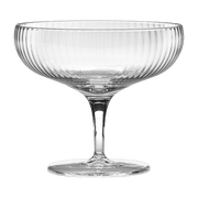 Coupe de champagne en verre transparent strié 15 cl Inku - Serax - The Cool Republic