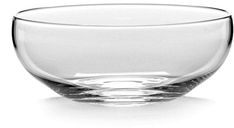 Coupe universelle en verre transparent strié 10 cl Inku - Serax - The Cool Republic