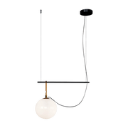 Courte suspension 22 cm noire Neri&Hu - Artemide - The Cool Republic