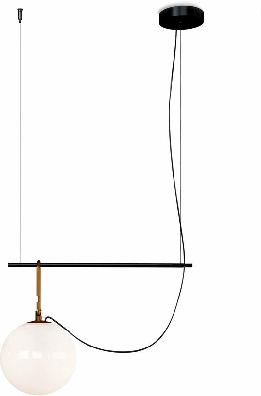 Courte suspension 22 cm noire Neri&Hu - Artemide - The Cool Republic