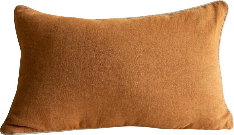 Coussin avec garnissage Salvador Noisette - Gabrielle Paris - The Cool Republic