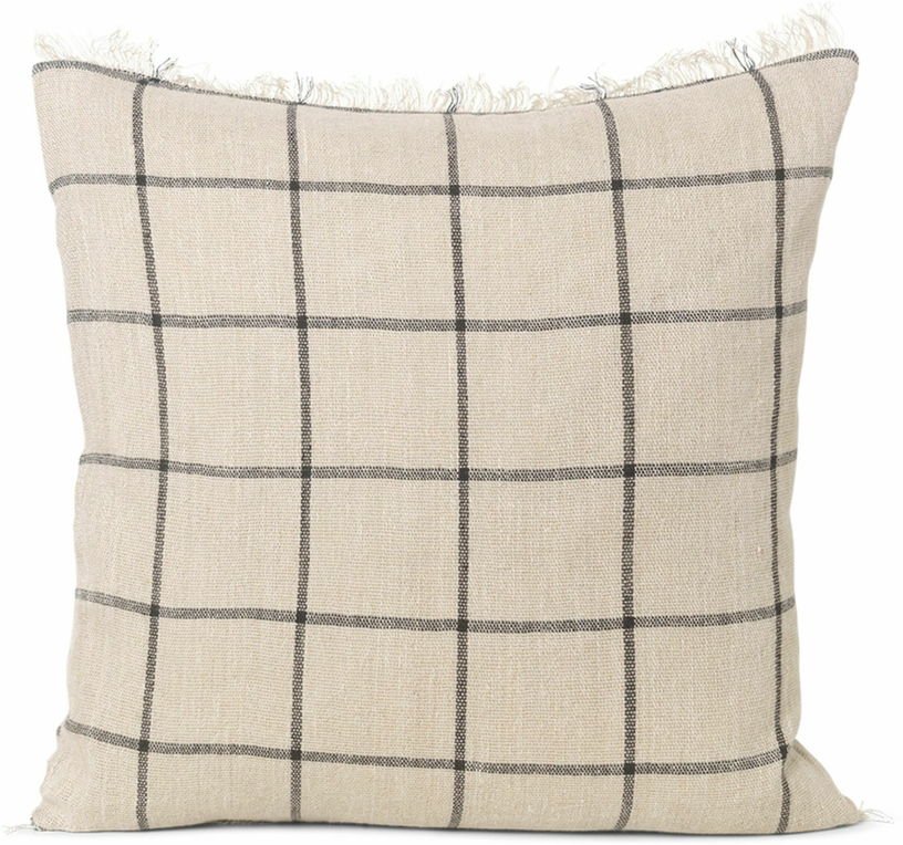 Coussin avec motif à carreaux Calm - Ferm Living - The Cool Republic