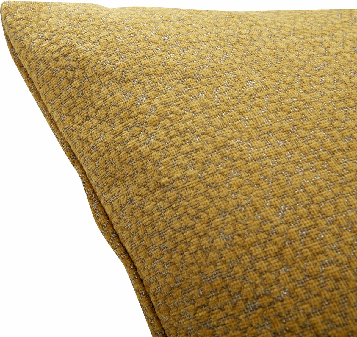 Coussin avec rembourrage 60 x 60 cm jaune - Hübsch - The Cool Republic