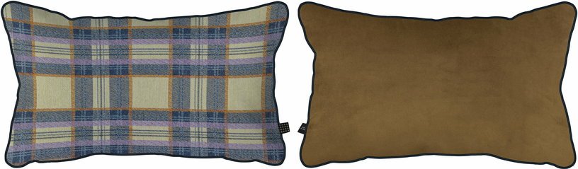Coussin Blue Check 50x30 cm - Mette Ditmer - The Cool Republic