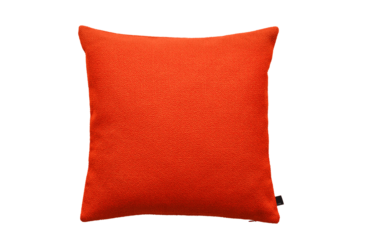 Coussin carré en laine rouge corail 60x60cm Cleo - Fest Amsterdam - The Cool Republic
