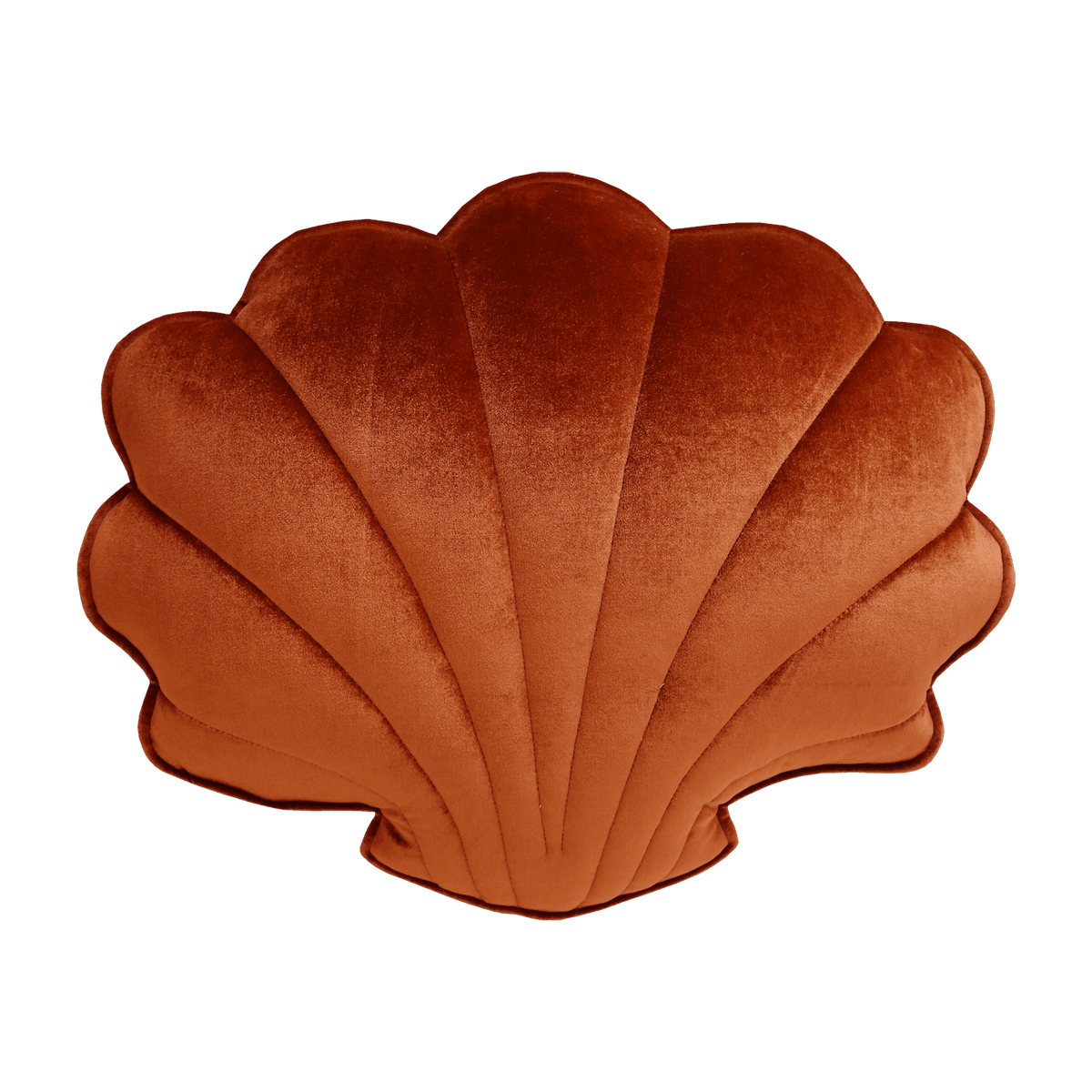 Coussin coquillage en velours perle cuivré Shells - Moi Mili - The Cool Republic