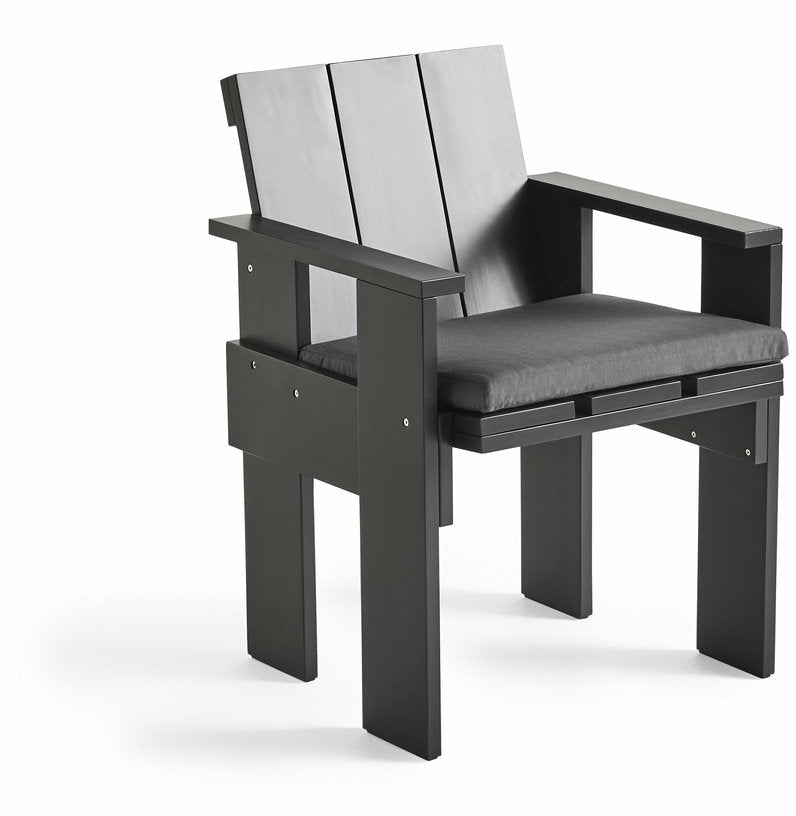 Coussin d'assise anthracite pour la chaise Crate dining - Hay - The Cool Republic
