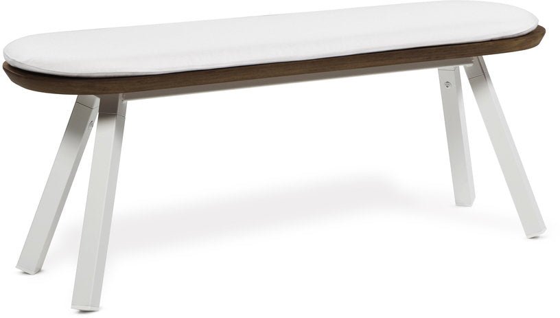 Coussin d'assise blanc 120 Sunbrella 120x38cm - RS Barcelona - The Cool Republic