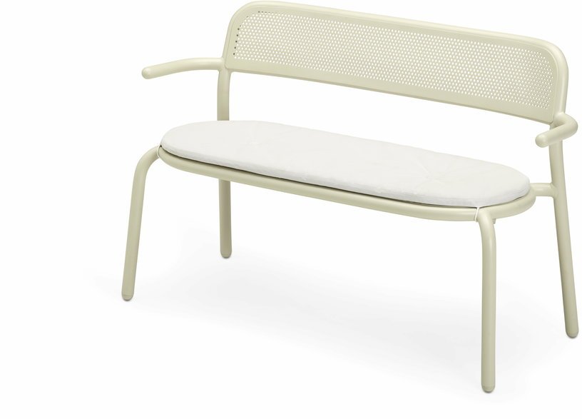 Coussin d’assise blanc pour banc Toni Bankski - Fatboy - The Cool Republic