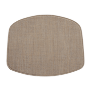 Coussin d'assise en tissu remix 242 taupe 47 x 39 cm AAC pad - Hay - The Cool Republic