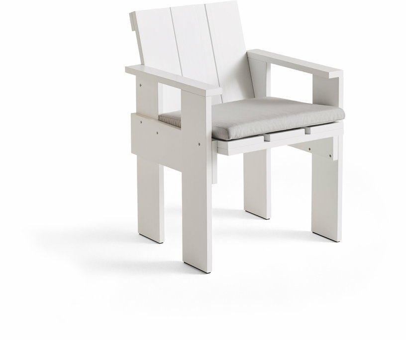 Coussin d'assise gris ciel pour la chaise Crate dining - Hay - The Cool Republic